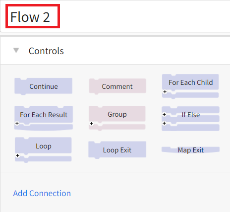 Flow rename option